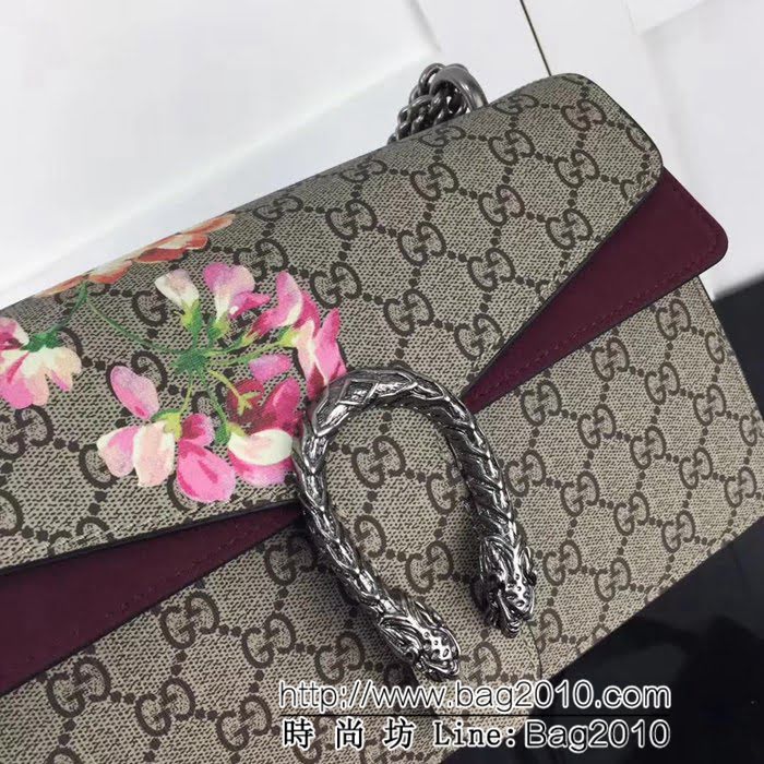 GUCCI古馳原單 新款專櫃品質高仿原單花膠卡其實物實拍 400249單肩斜挎包 HY1031